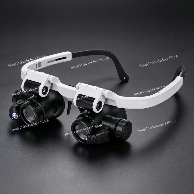 Jewelry Watches Repair - 8x/15x/23x Headband LED Magnifier Interchangeable Lens