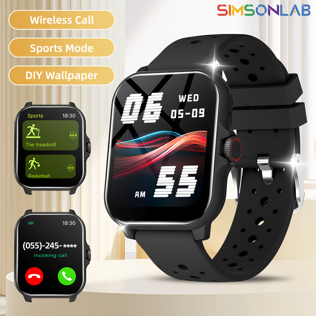 Italian Jewelry Watches - 2026 1.83-inch Smartwatch Bluetooth Call Voice
