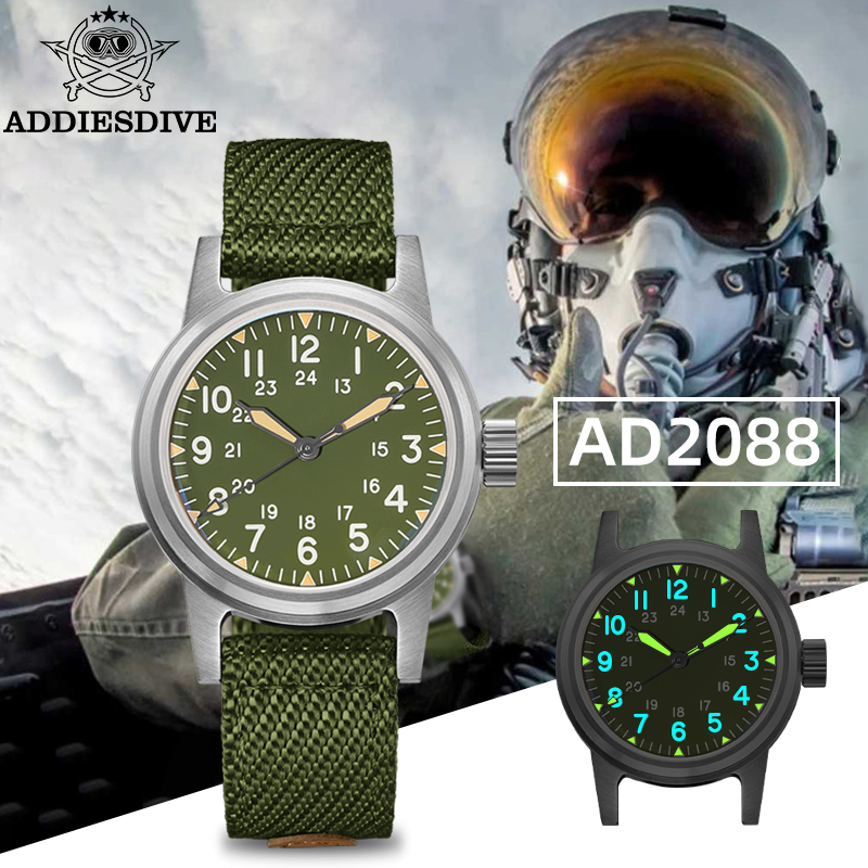 Stones Watches & Jewelry In Sweden Ab - ADDIESDIVE Bubble Mirror Glass Japan NH35A