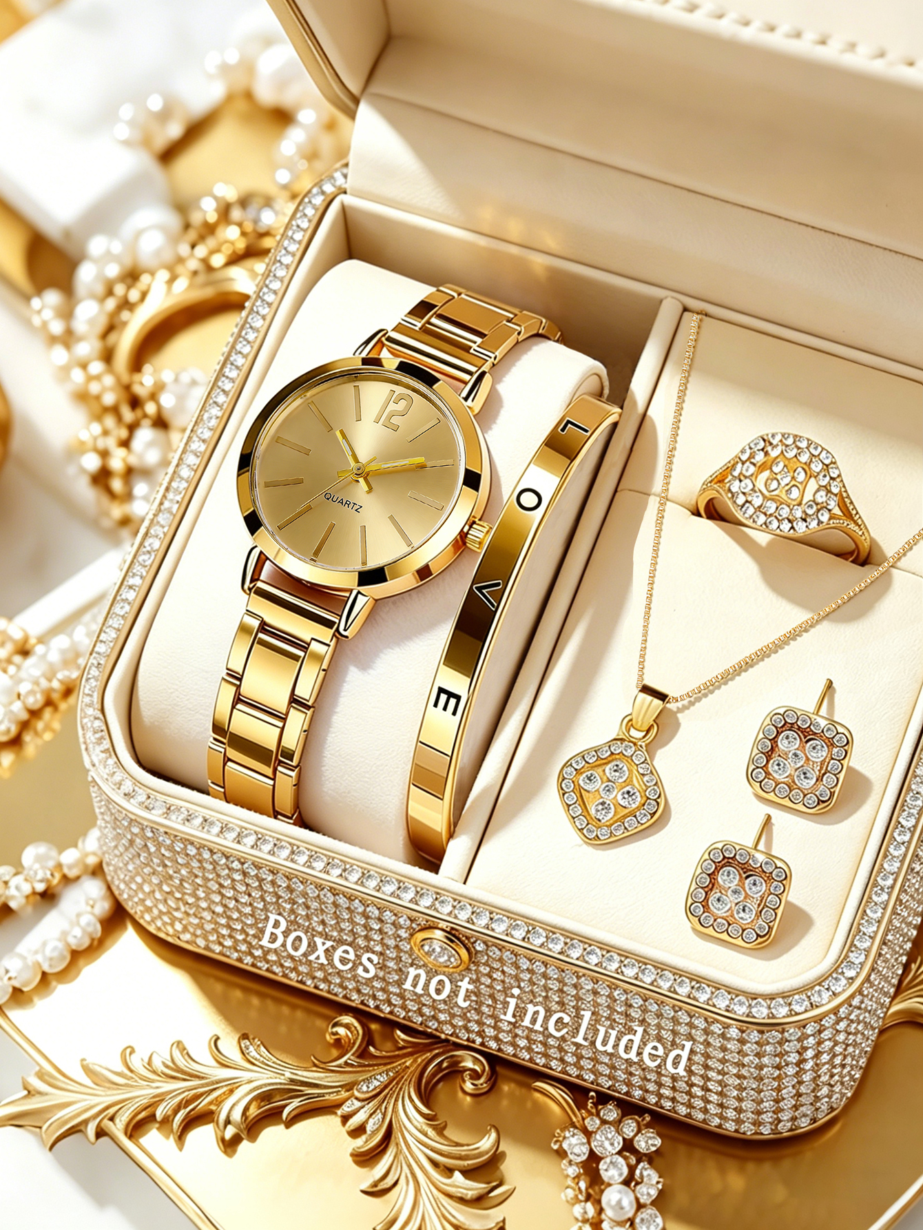 Jewelry Clasp Watches - Ladies Casual Fashion Quartz Watch And