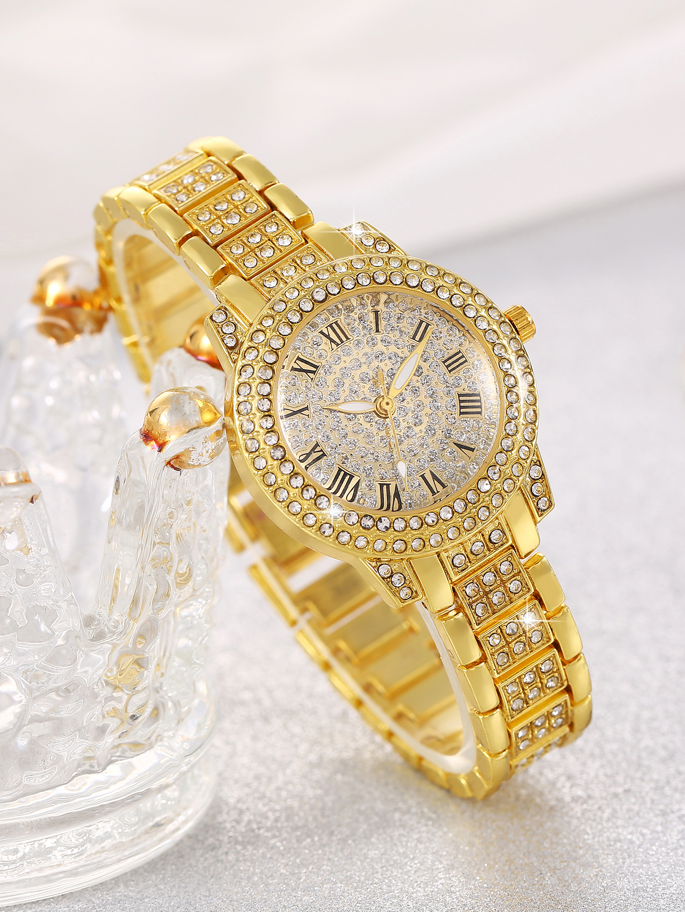 Fashionable round Ladies Quart - Jewelry Watch Making avis et prix
