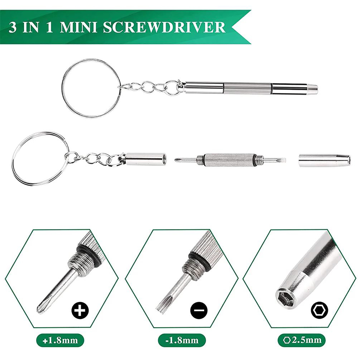 1/2PCS Precision 3 in1 Screwdr - Jewelry Watches Repair avis et prix