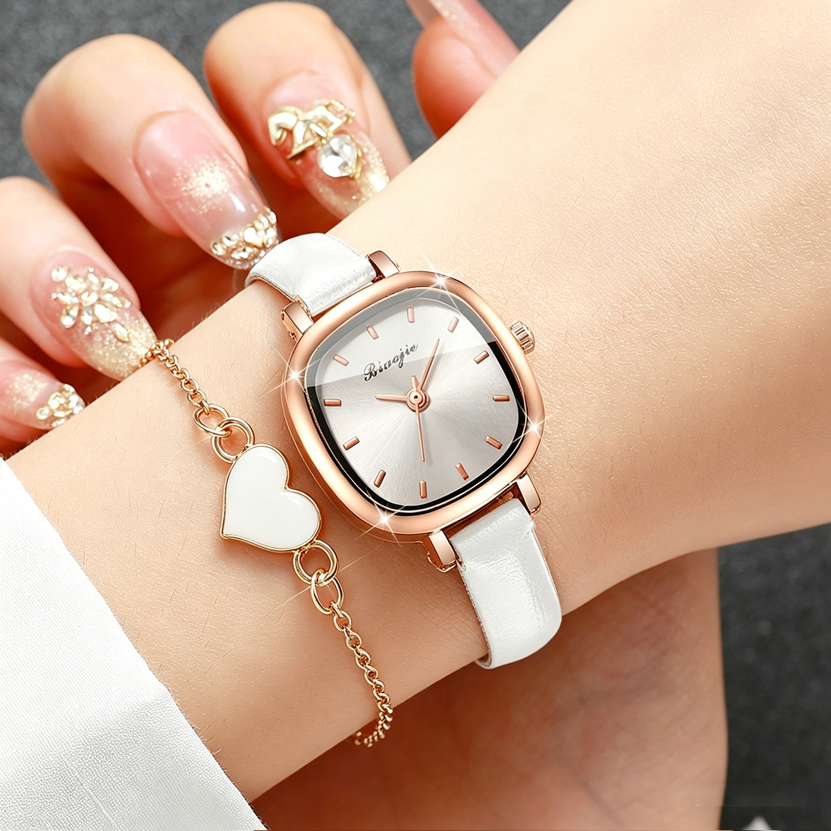 5PCS Fashion Square Women Quar - Jewelry Watch Making avis et prix