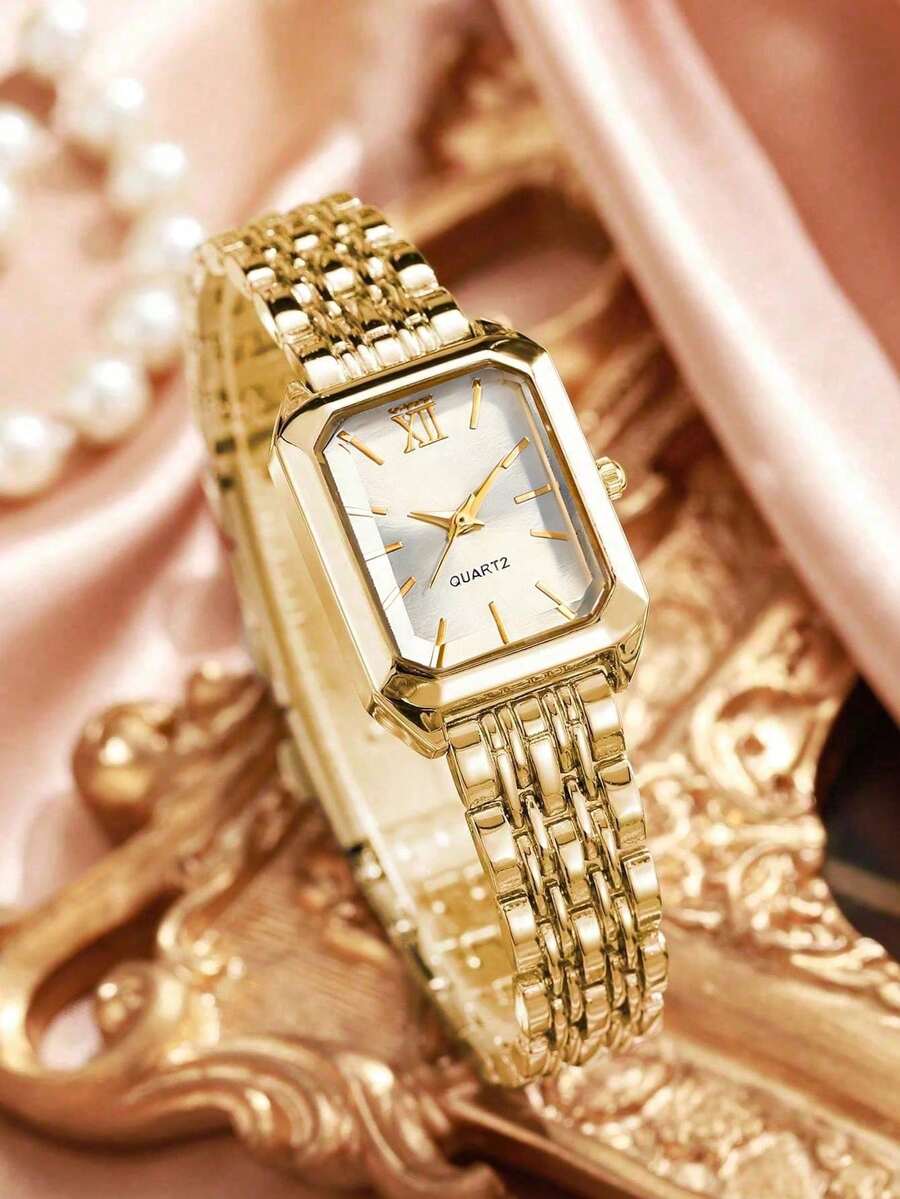 Womens Square Case Quartz Watc - Jewelry Clasp Watches avis et prix