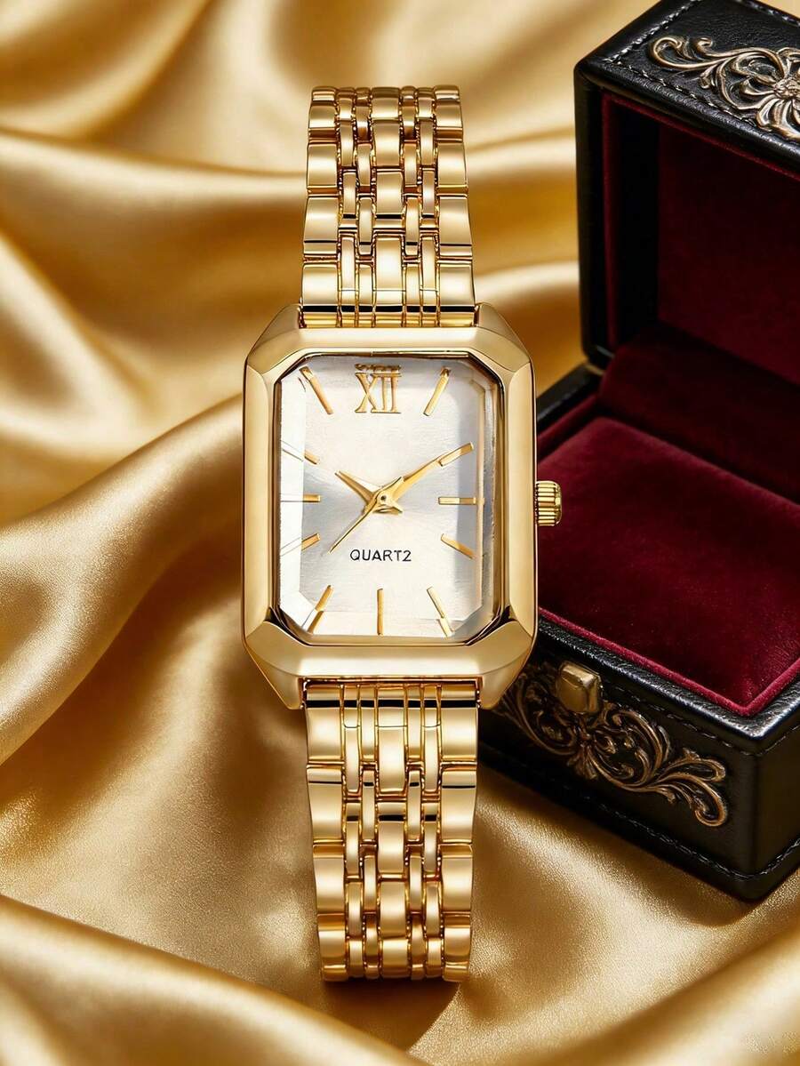 Womens Square Case Quartz Watc - Jewelry Clasp Watches avis et prix