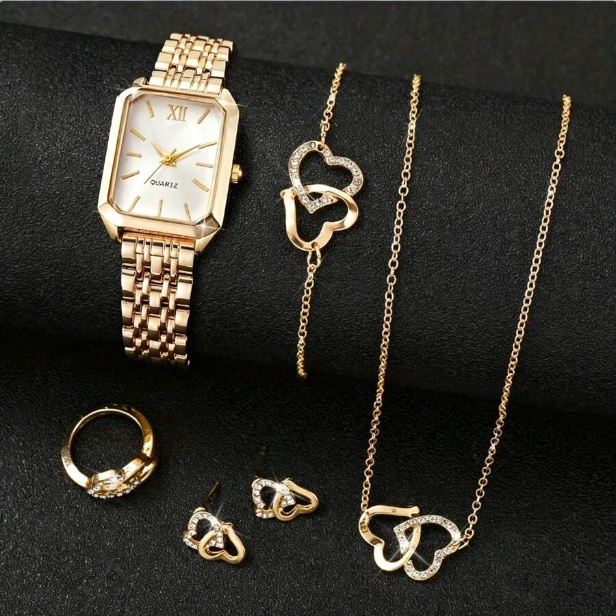 Womens Square Case Quartz Watc - Jewelry Clasp Watches avis et prix