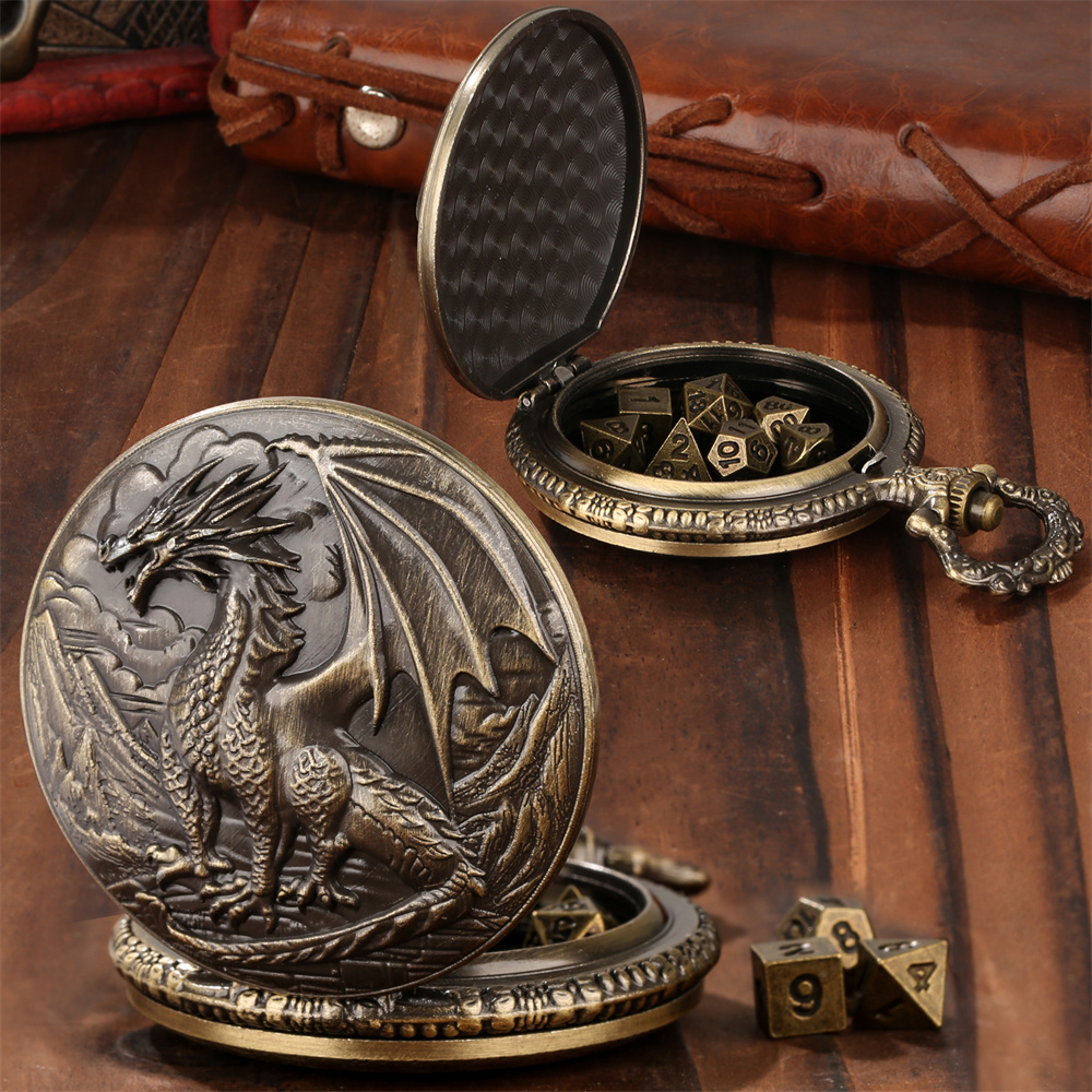Vintage Metal Dragon Pocket Wa - Vintage Pocket Watch avis et prix