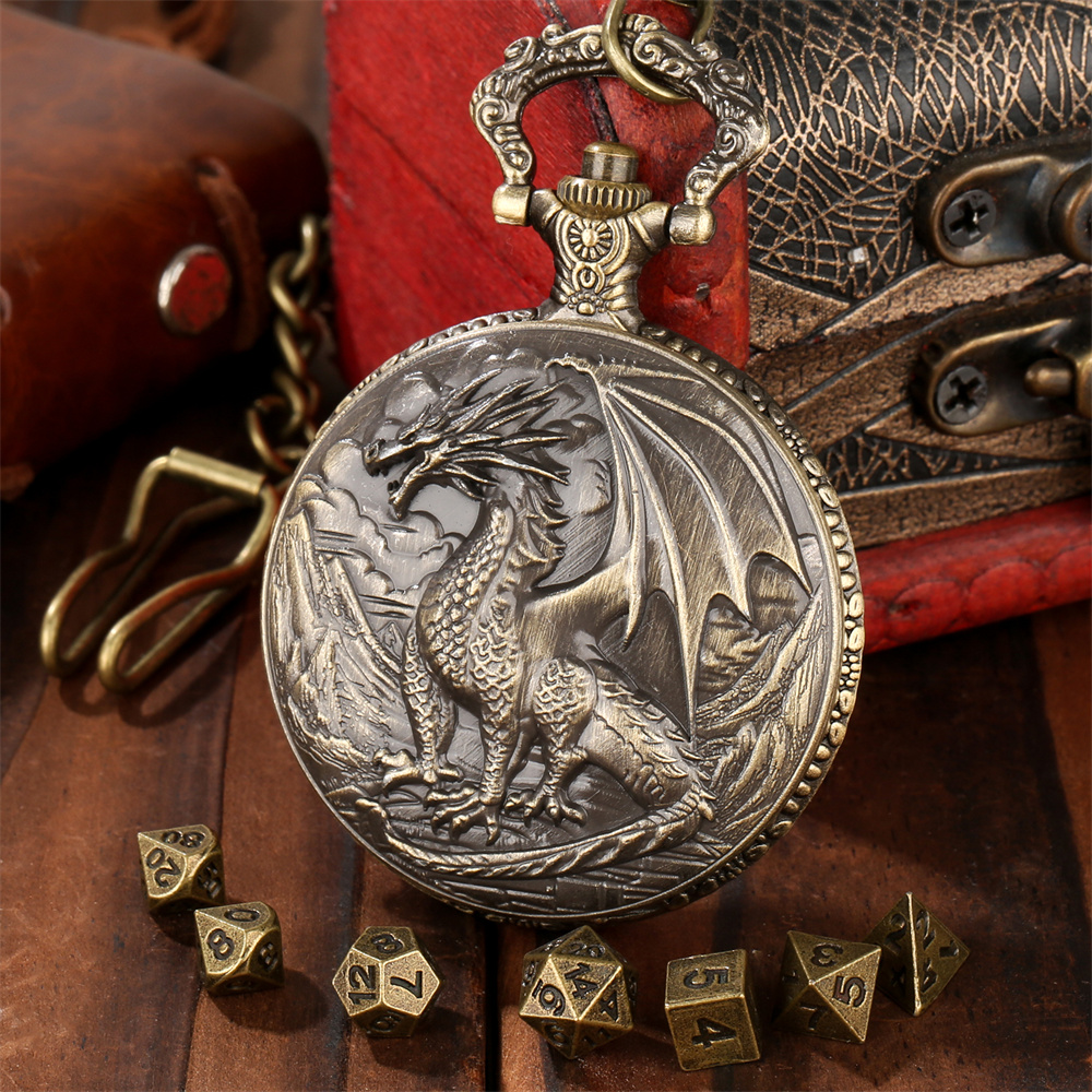 Vintage Metal Dragon Pocket Wa - Vintage Pocket Watch avis et prix