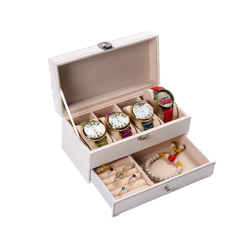 4 Slots Watch Boxes Double Car - Best Jewelry Watches avis et prix