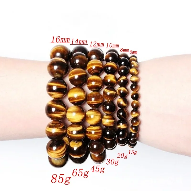 Fashion Tiger Eye Bracelet Men - Gemstone Bracelet Healing avis et prix