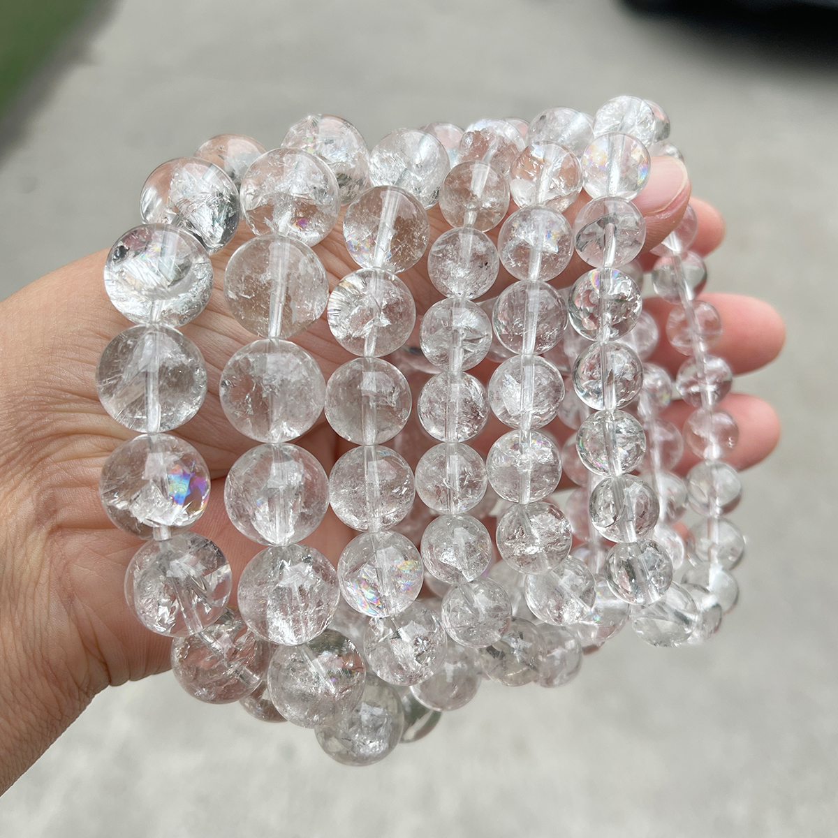 JD Natural Stone Azeztulite Ro - Gemstone Bracelet Healing avis et prix