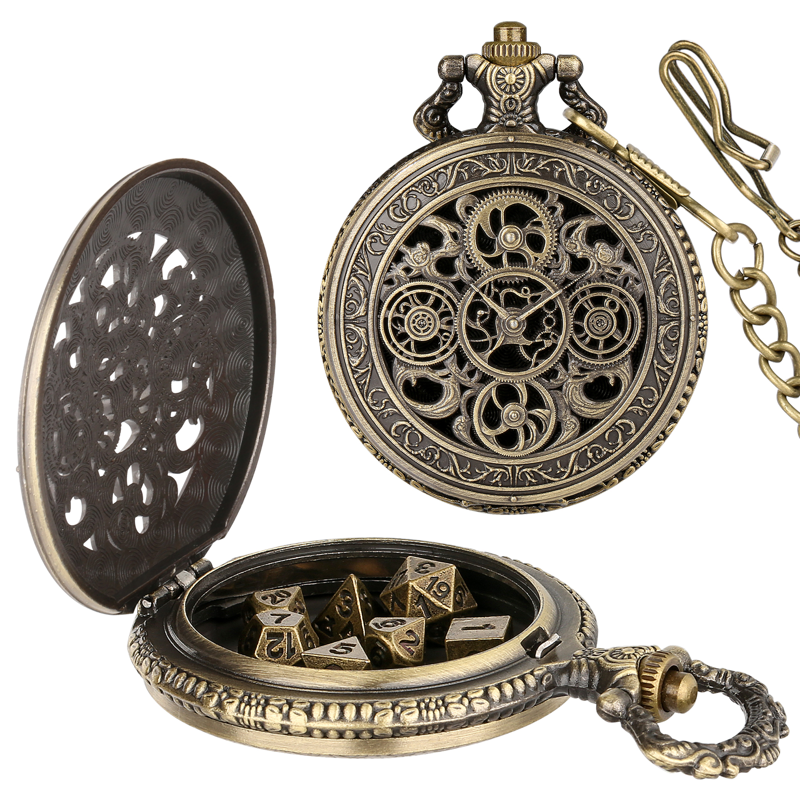 YISUYA Vintage Gears Pocket Wa - Vintage Pocket Watch avis et prix