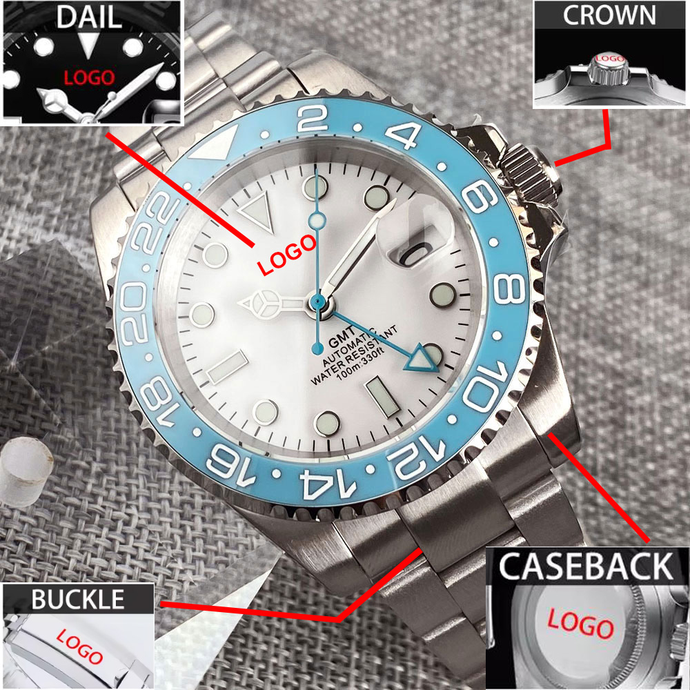 Customized 40mm Ice Blue Dial  - Jewelry Clasp Watches avis et prix