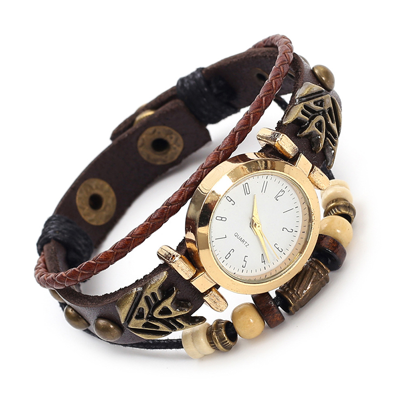 Vintage Leather Quartz Watch H - Vintage Pocket Watch avis et prix
