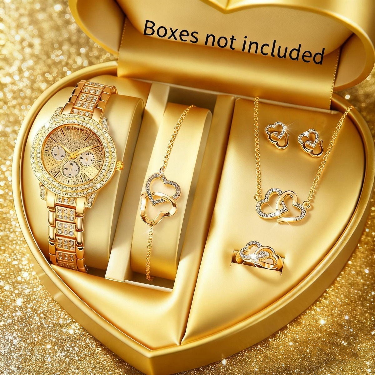 6PCS Luxury Rhinestone Women W - Jewelry Watch Making avis et prix