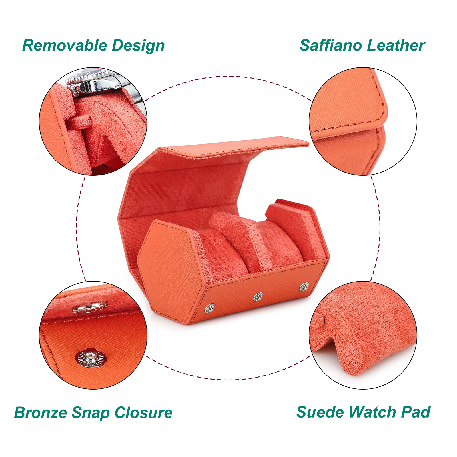 Saffiano Genuine Leather Watch - Best Jewelry Watches avis et prix