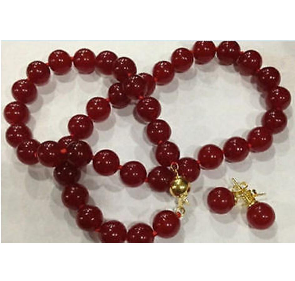 Jewelry 8mm Red jade Round Bea - Fine Jewelry Watches Women avis et prix