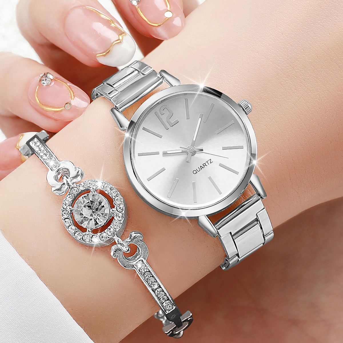 6PCS/Set Women Watches Fashion - Jewelry Clasp Watches avis et prix