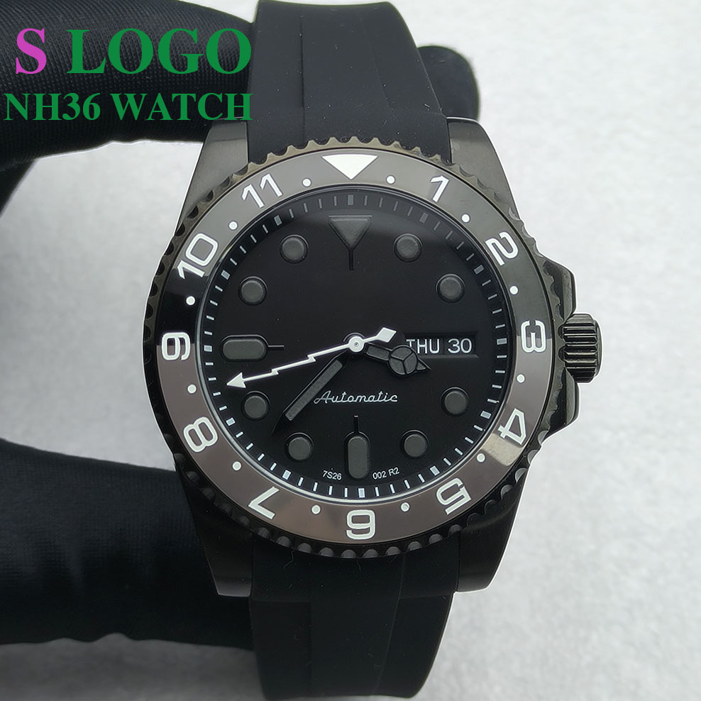 40MM NH36 Watch Black Men's St - Jewelry For Watches avis et prix