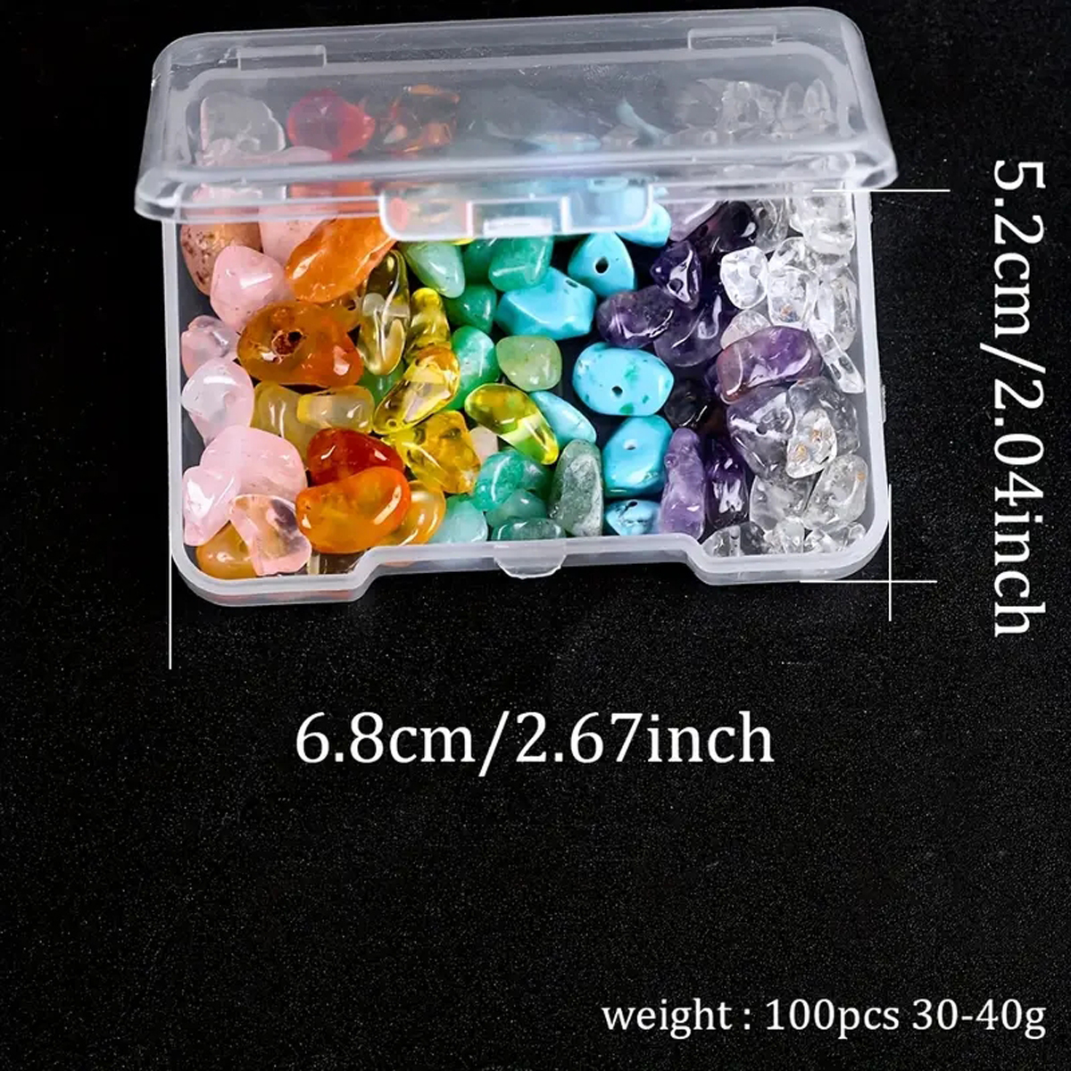 100/200pcs Natural Chips Stone - Gemstone Bracelet Healing avis et prix