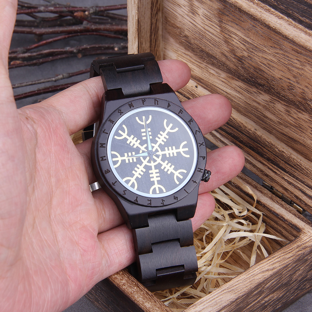 Handmade  Wooden Watches Man W - Jewelry Clasp Watches avis et prix