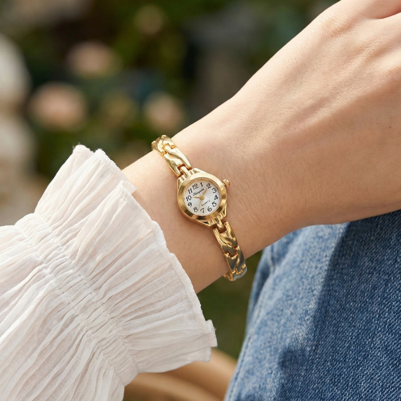 Fashion Women Quartz Bracelet  - Jewelry Watches Gold avis et prix