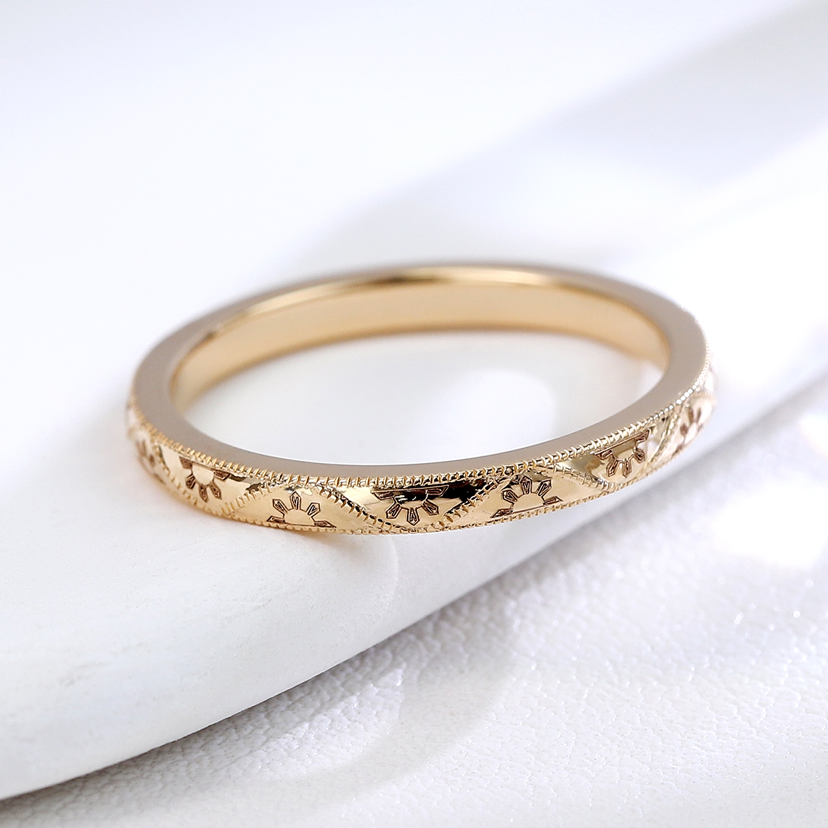 Provence 925 Sterling Silver J - Gold Plated Ring avis et prix
