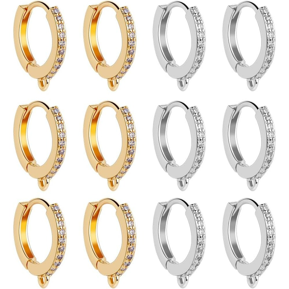 1 Box 12Pcs Round Leverback Ho - Gold Plated Ring avis et prix