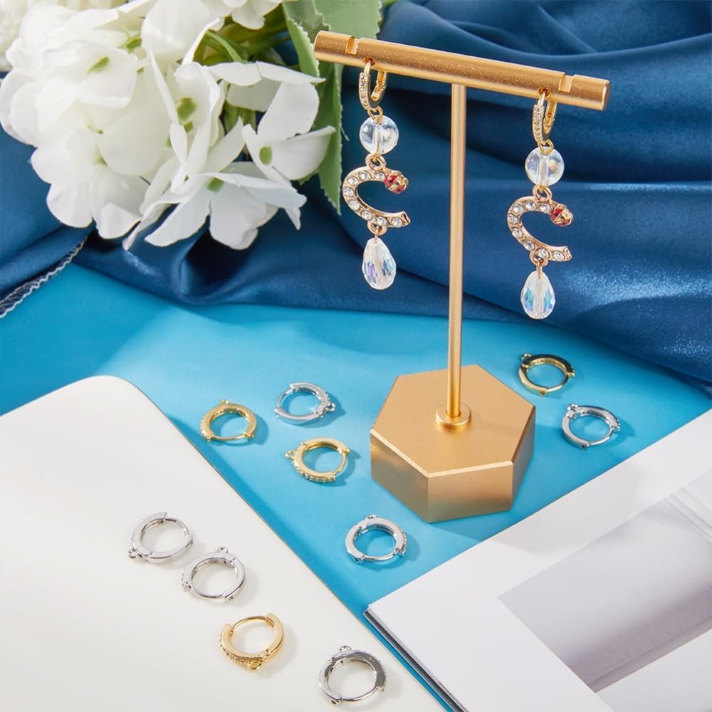 1 Box 12Pcs Round Leverback Ho - Gold Plated Ring avis et prix