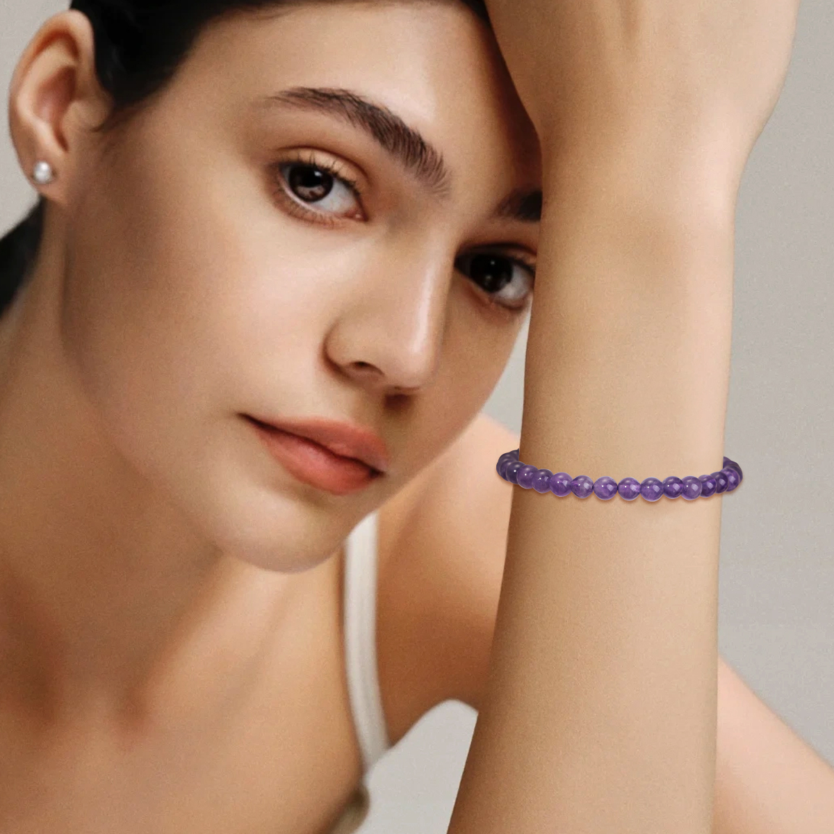 6mm Natural Gemstone Bracelet  - Gemstone Bracelet Healing avis et prix