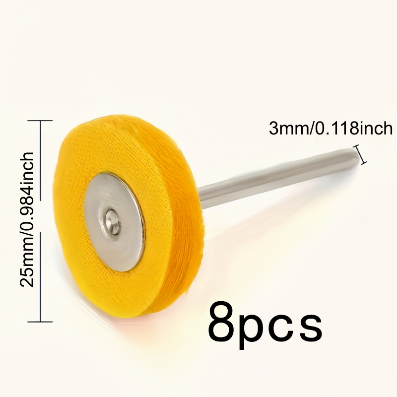 8Pcs 3mm Yellow Polishing Clot - Jewelry Watches & Accessories avis et prix