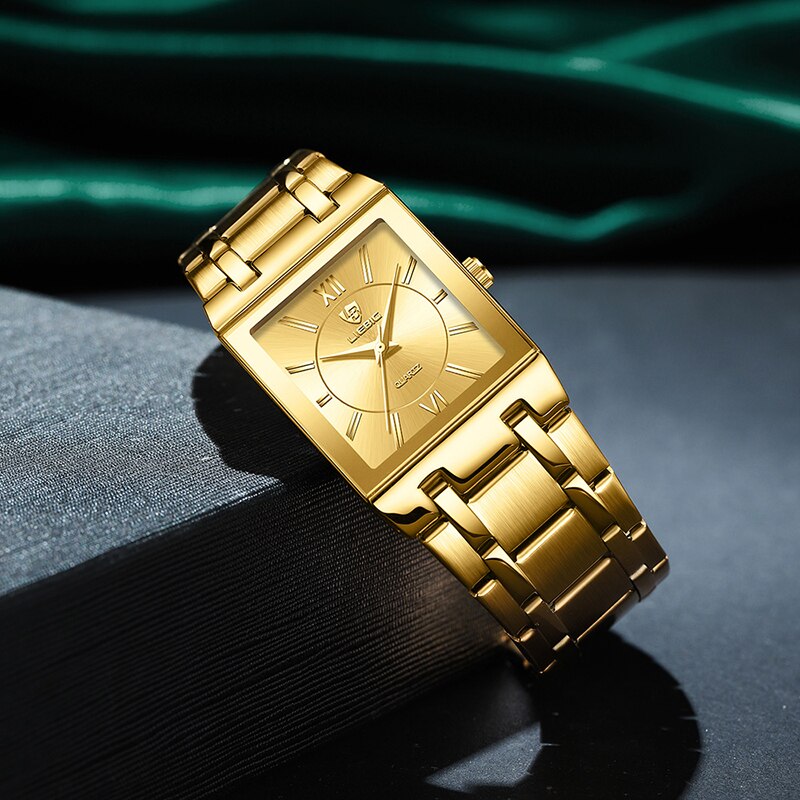 LiEBIG Luxury Golden Quartz Wr - Jewelry Watches Gold avis et prix