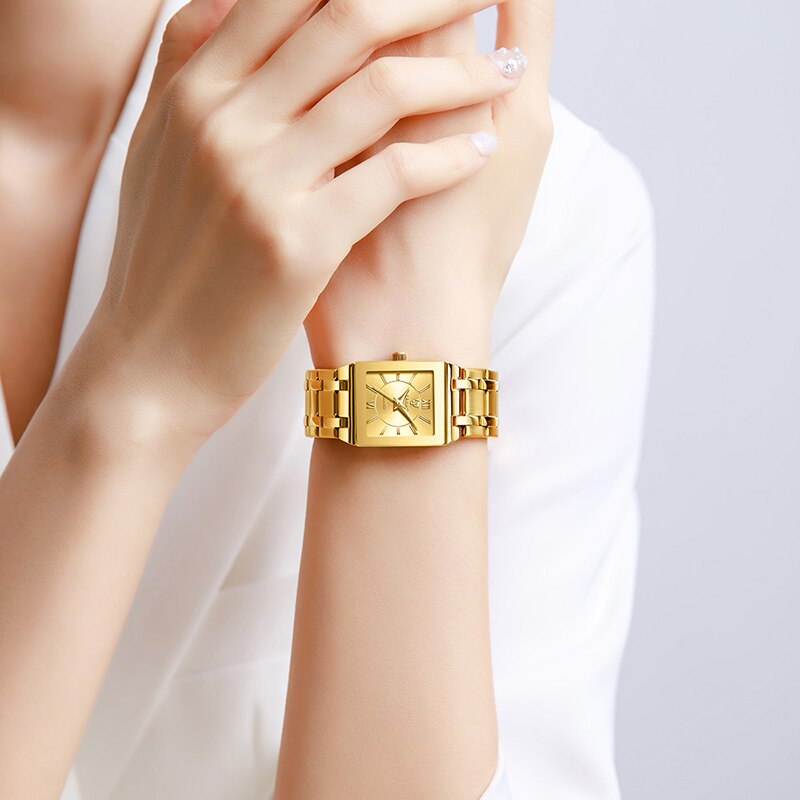 LiEBIG Luxury Golden Quartz Wr - Jewelry Watches Gold avis et prix