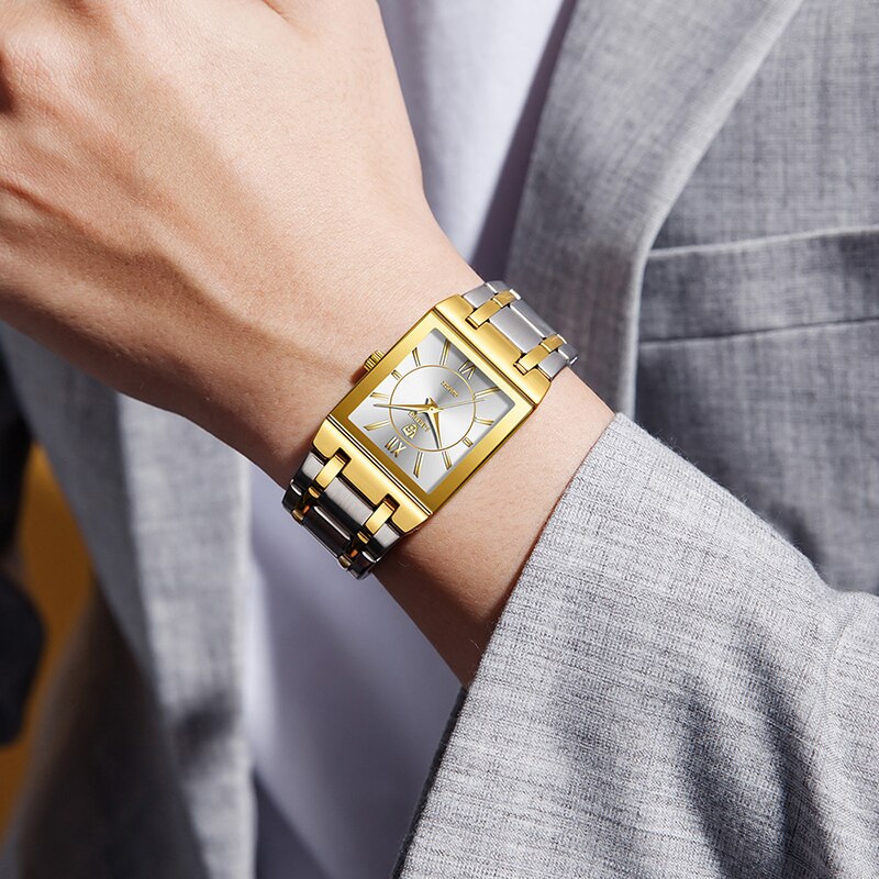 LiEBIG Luxury Golden Quartz Wr - Jewelry Watches Gold avis et prix