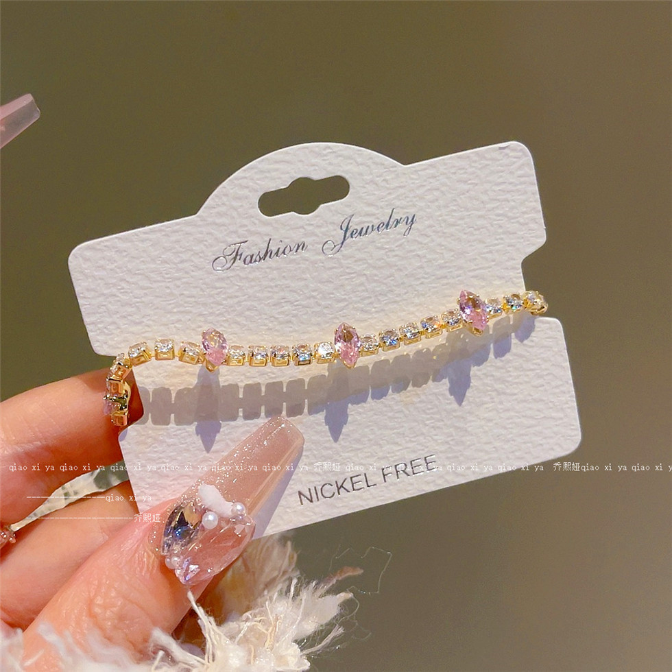 Pink Full Diamand Zircon Brace - Best Jewelry Watches avis et prix