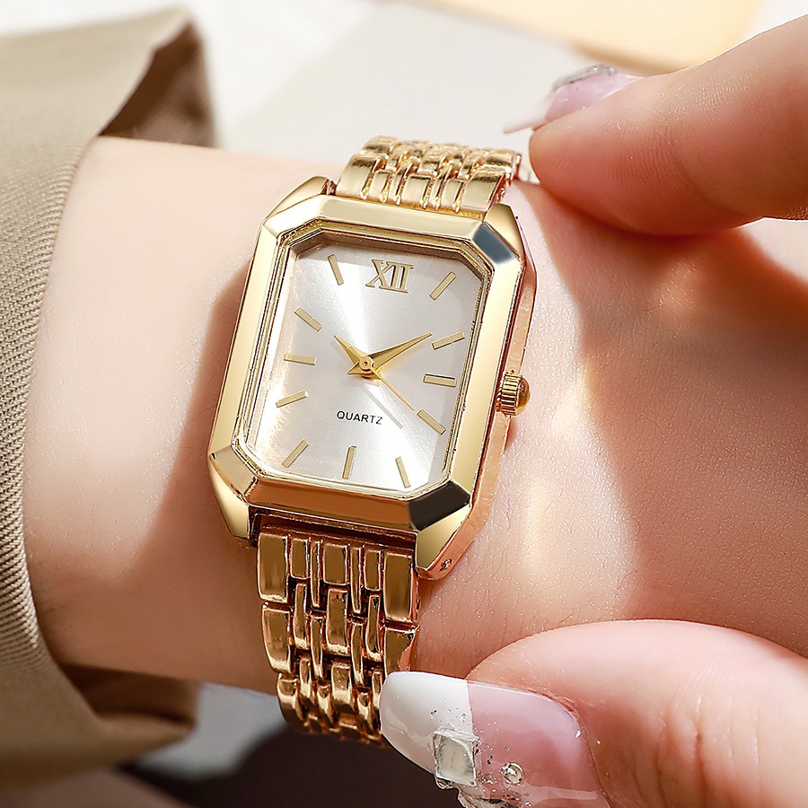 2PCS/set Luxury Women's Quartz - Jewelry Watches Gold avis et prix