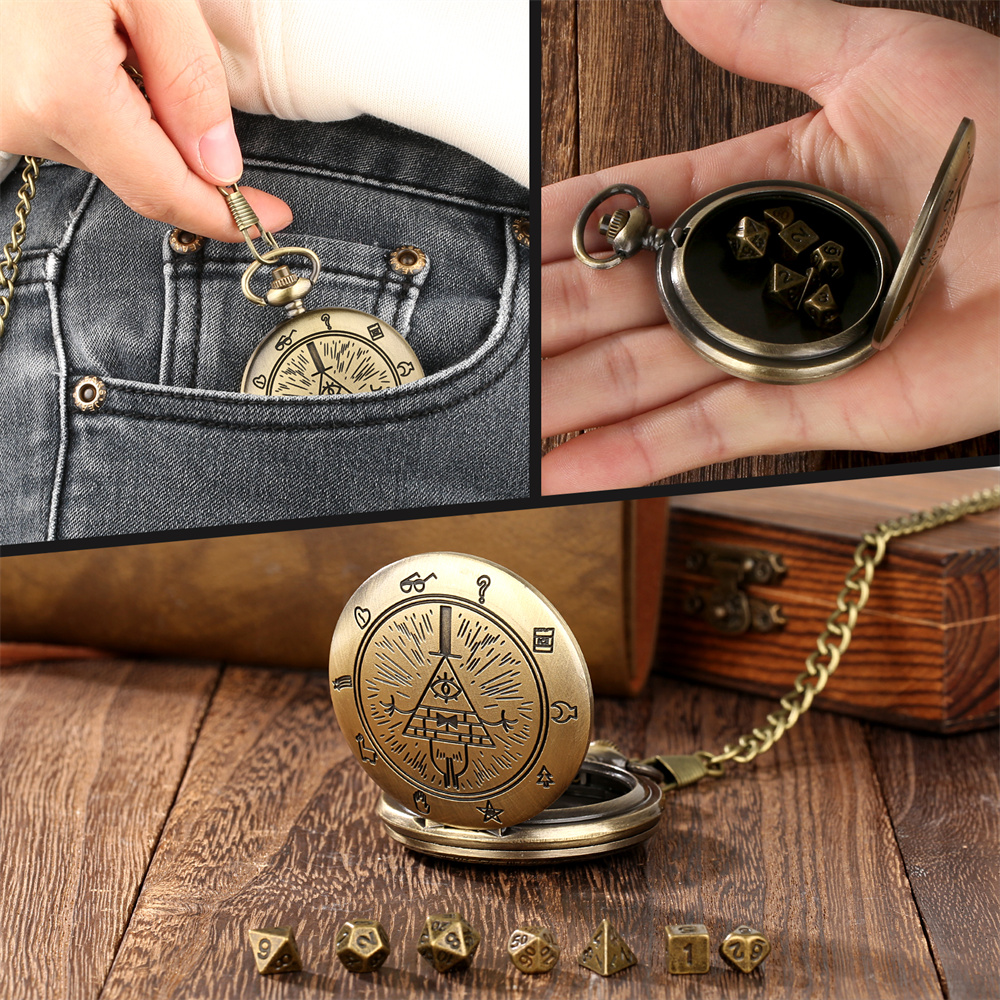 Vintage Bronze/Grey Black Pock - Vintage Pocket Watch avis et prix