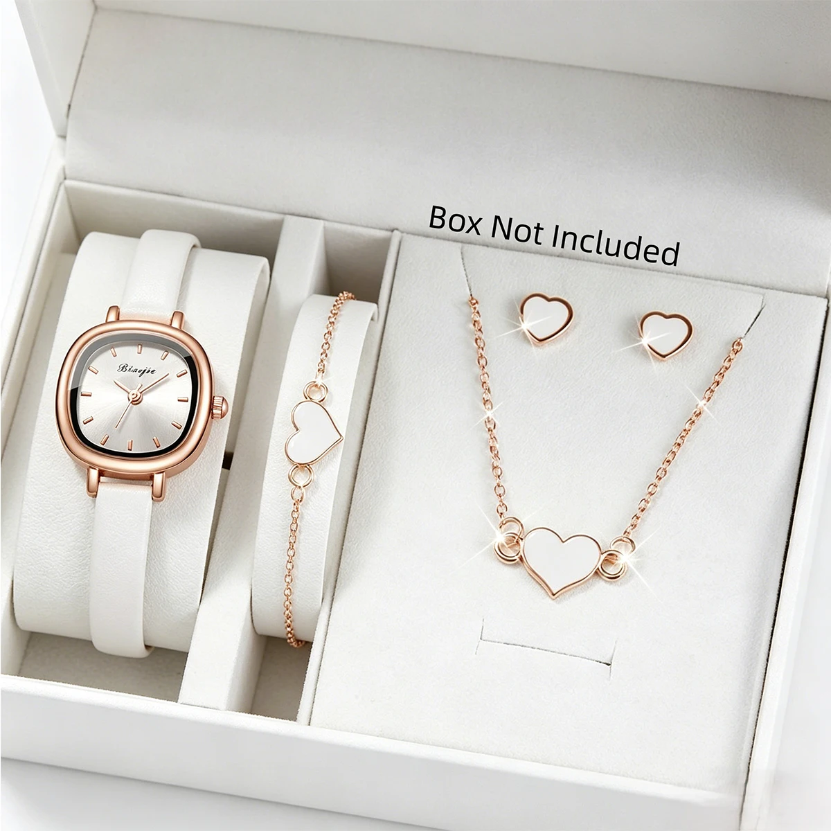 5PCS Fashion Square Dial Women - Fine Jewelry Watches Women avis et prix