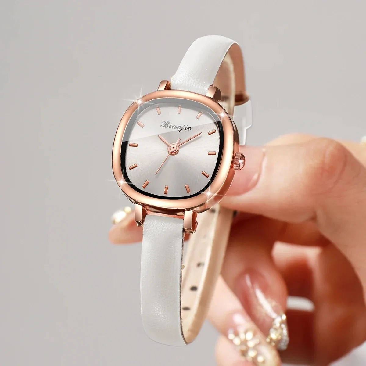 5PCS Fashion Square Dial Women - Fine Jewelry Watches Women avis et prix