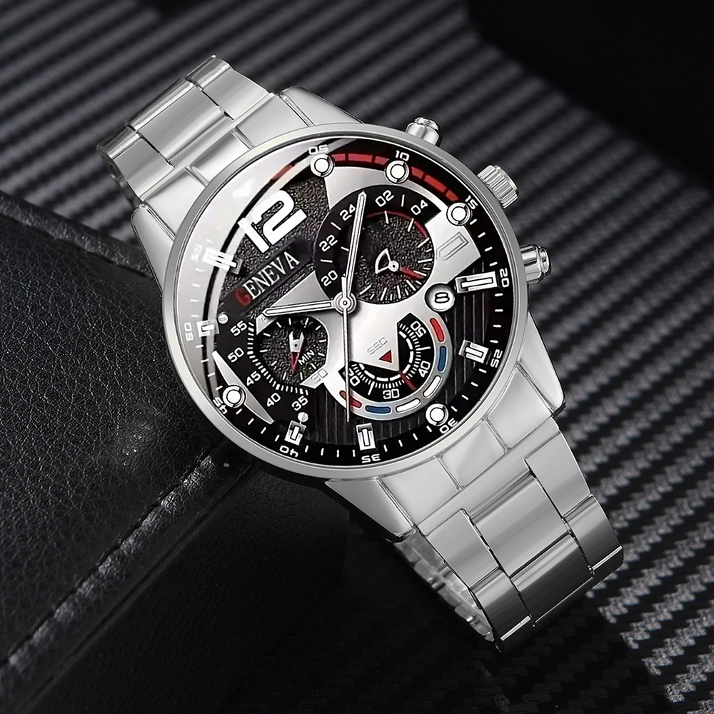 4PCS/Set Fashion Men's Stainle - Jewelry Watch Making avis et prix