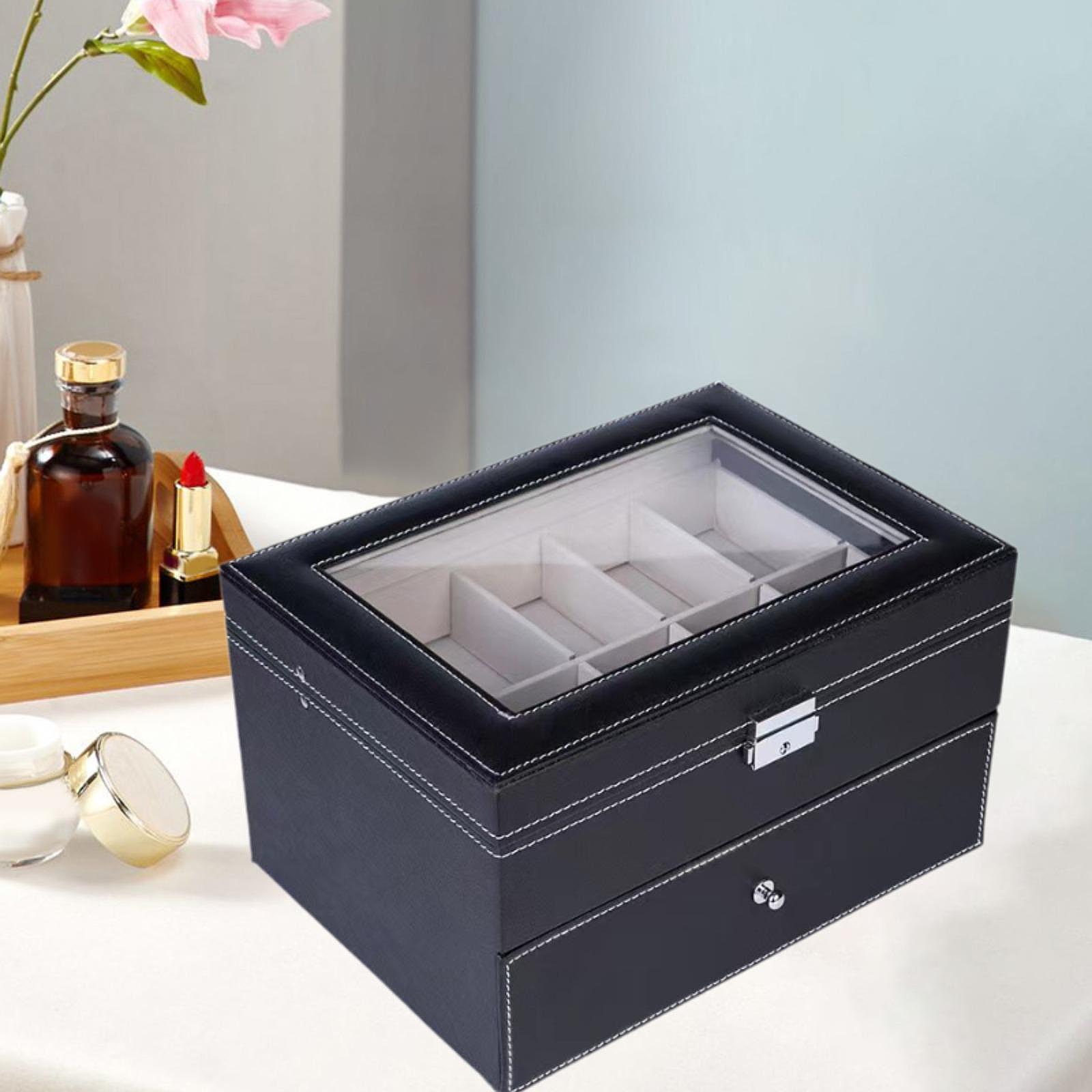 12 Slots PU Leather Watch Stor - Jewelry Box Watches Bracelets avis et prix