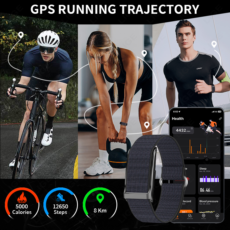 LIGE Smart Watch Heart Rate Bl - Italian Jewelry Watches avis et prix