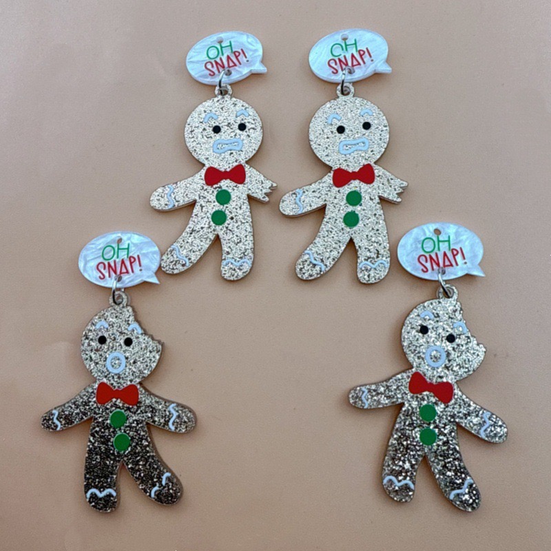 10pcs Cute Christmas Gingerbre - Necklace Pendant avis et prix