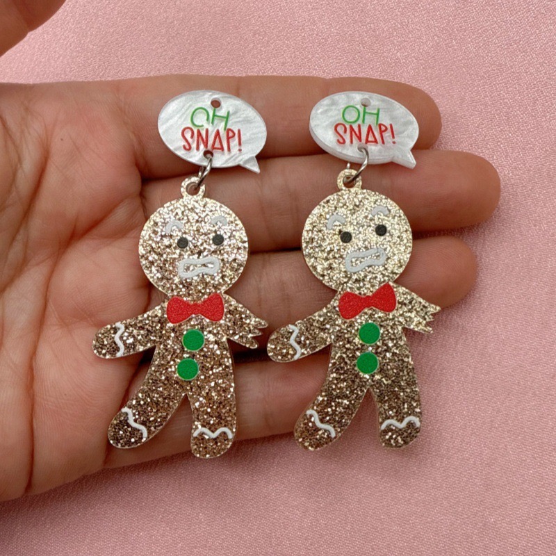10pcs Cute Christmas Gingerbre - Necklace Pendant avis et prix