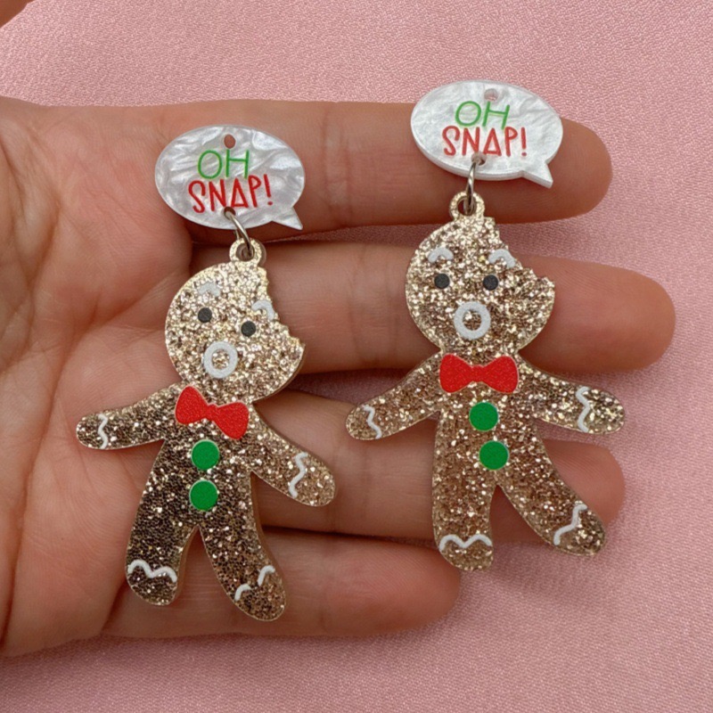 10pcs Cute Christmas Gingerbre - Necklace Pendant avis et prix