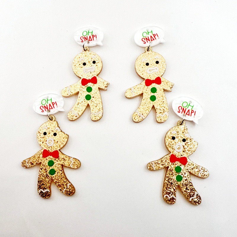 10pcs Cute Christmas Gingerbre - Necklace Pendant avis et prix
