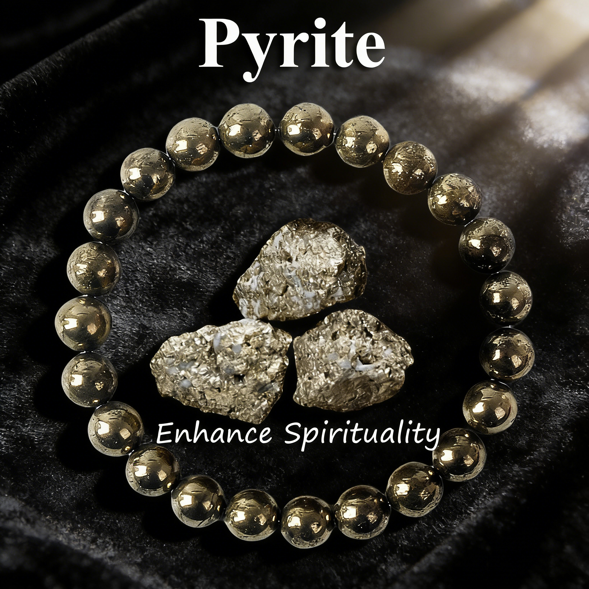 Natural Pyrite Bracelets 6 8 1 - Gemstone Bracelet Healing avis et prix