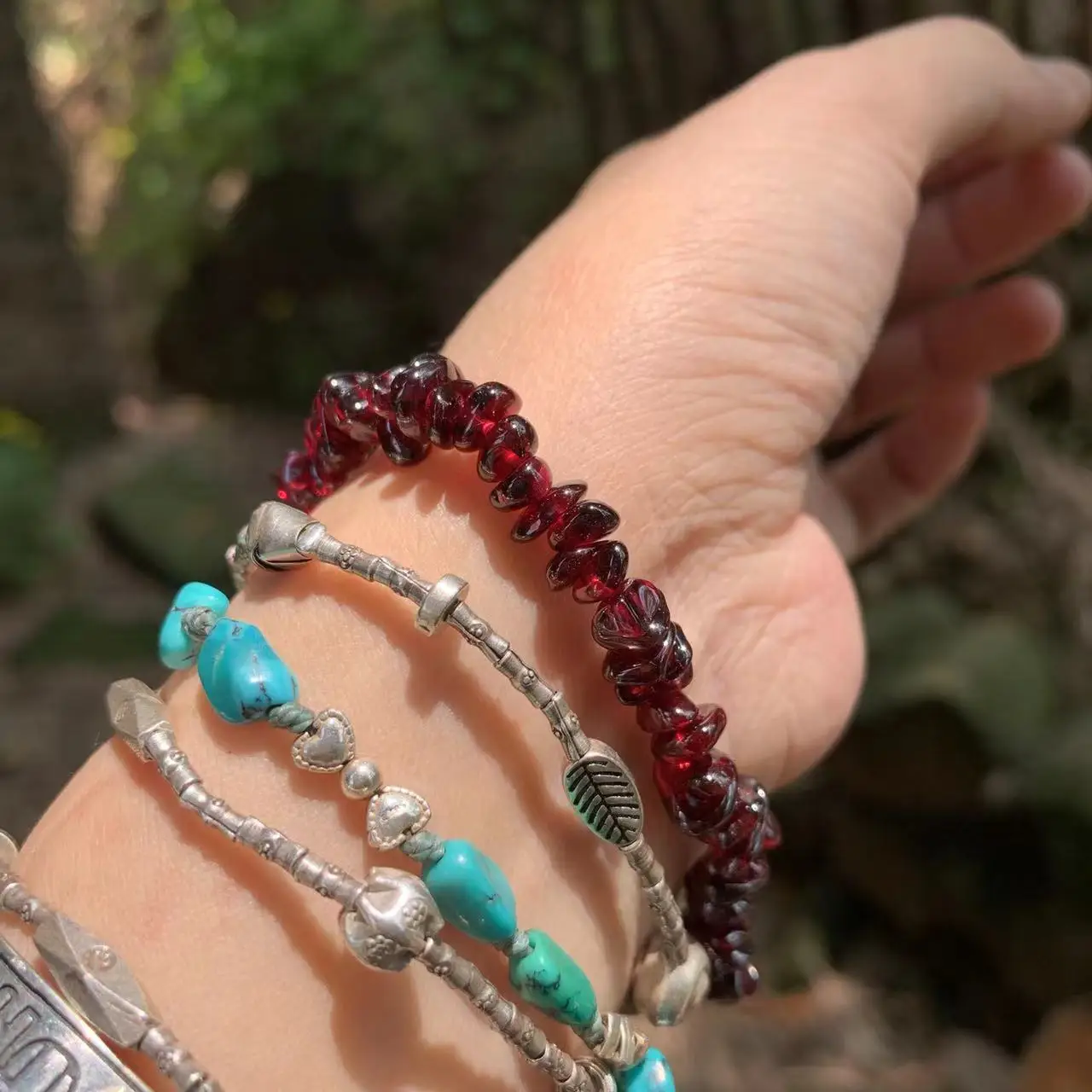 Natural Garnet Bracelet For Wo - Gemstone Bracelet Healing avis et prix