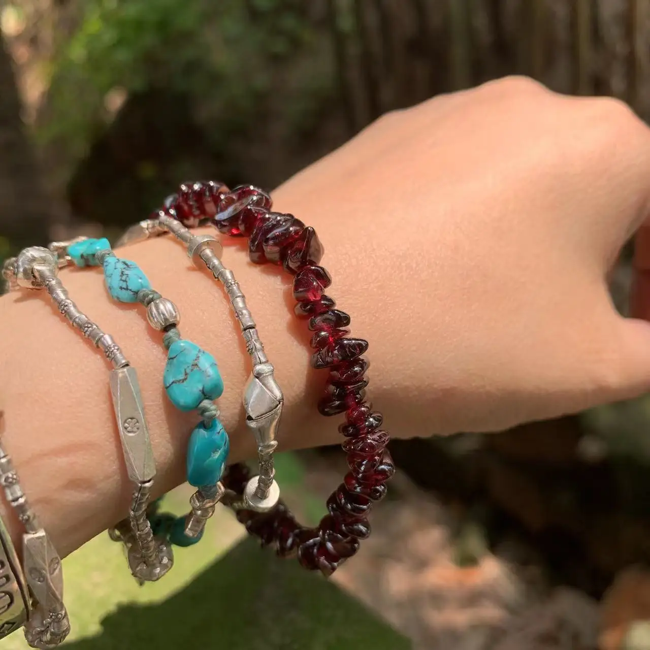 Natural Garnet Bracelet For Wo - Gemstone Bracelet Healing avis et prix
