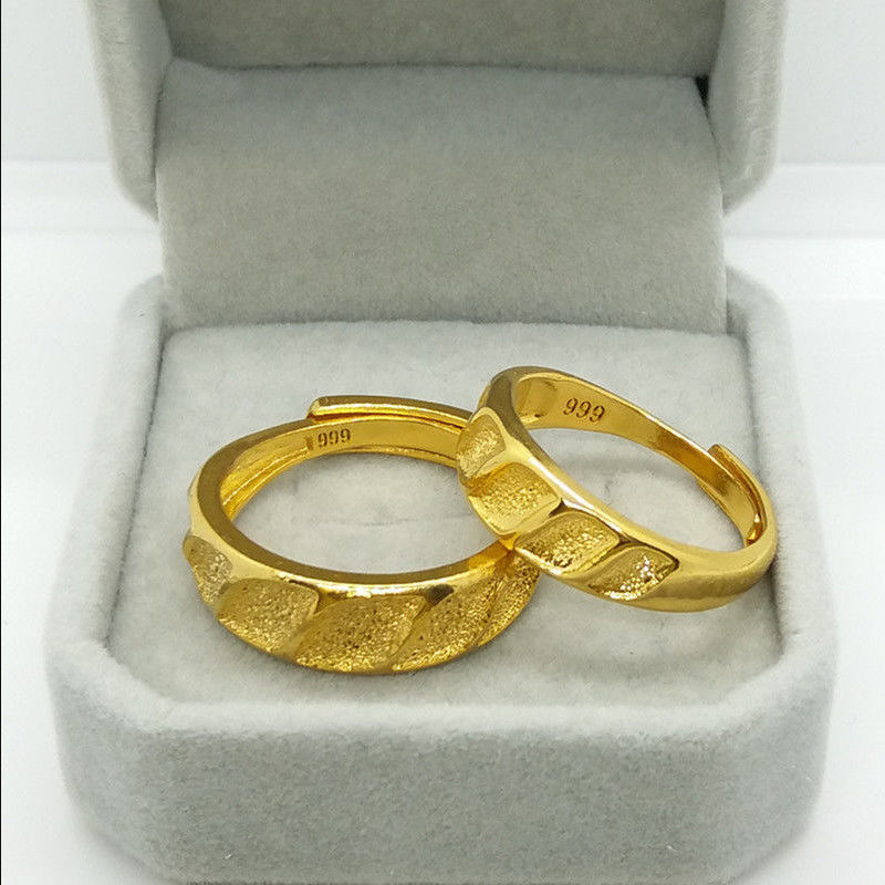 Classic Pure Plated Real 18k Y - Gold Plated Ring avis et prix